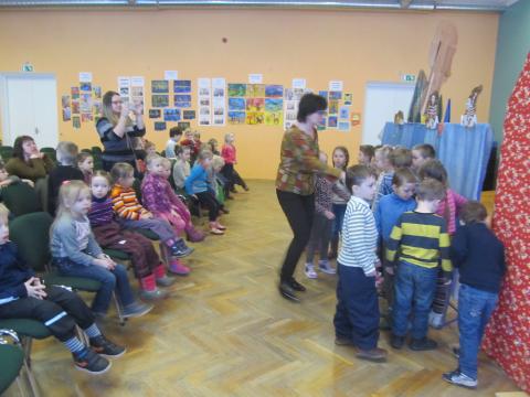 Детские сады в гостях в Паю школе